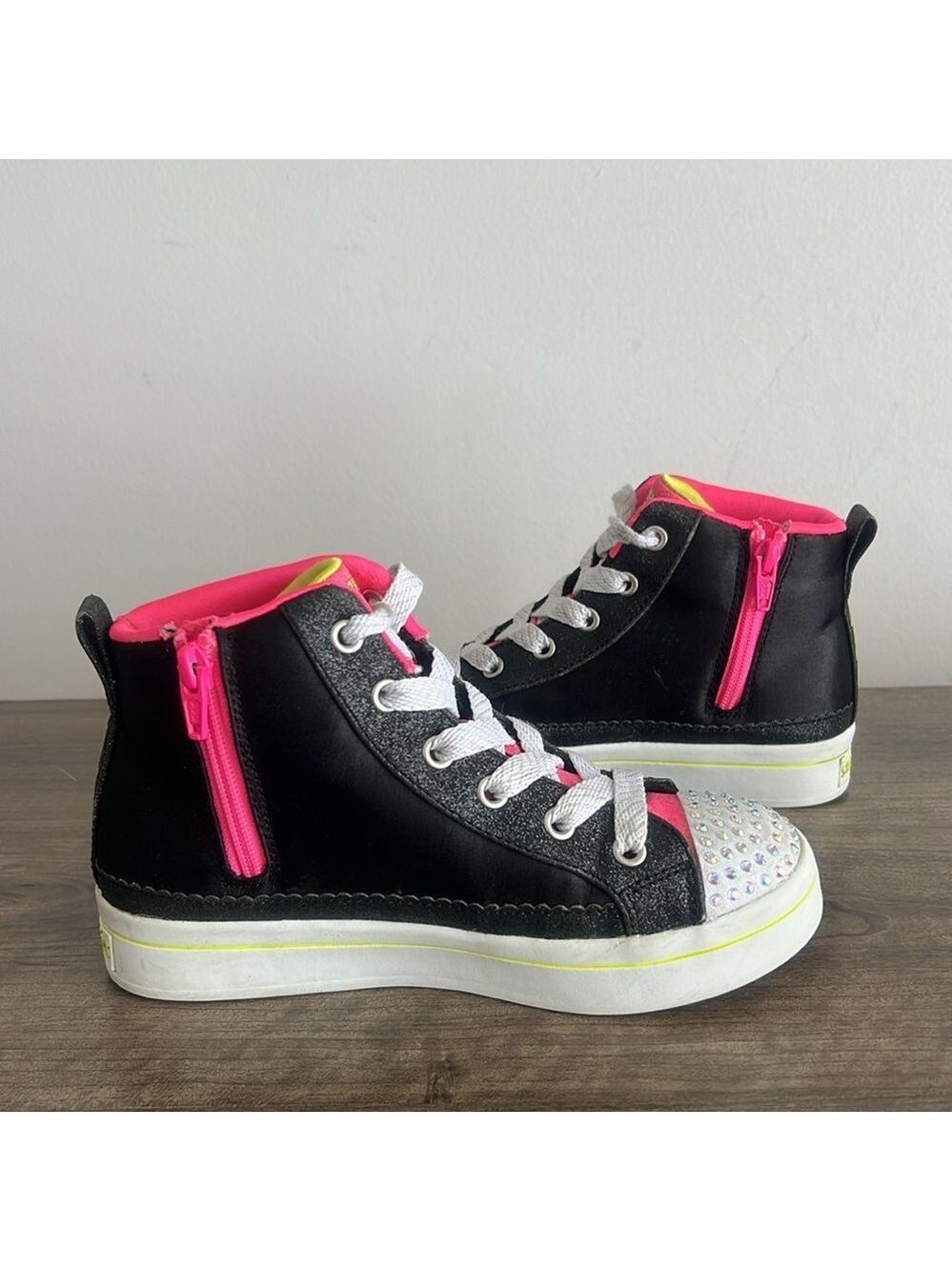 Skechers Flip Kicks High Top Youth Size 2 #874 - Picture 5 of 8